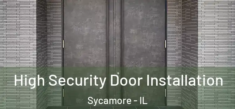  High Security Door Installation Sycamore - IL