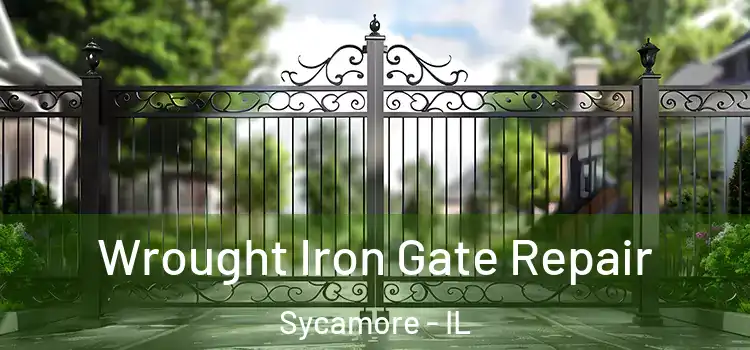  Wrought Iron Gate Repair Sycamore - IL